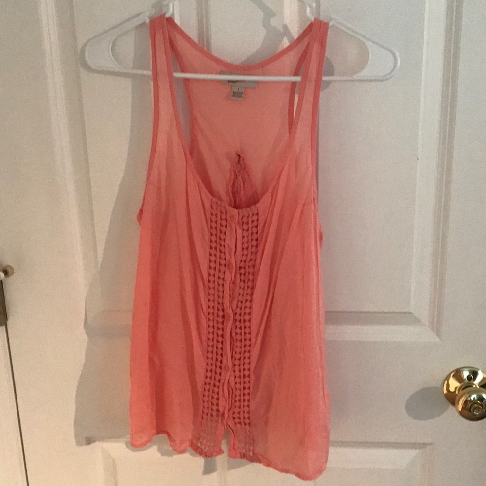 Pink tank top